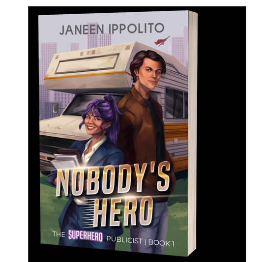 AUTOGRAPHED PAPERBACK PREORDER - Nobody's Hero (The Superhero Publicist Book 1)